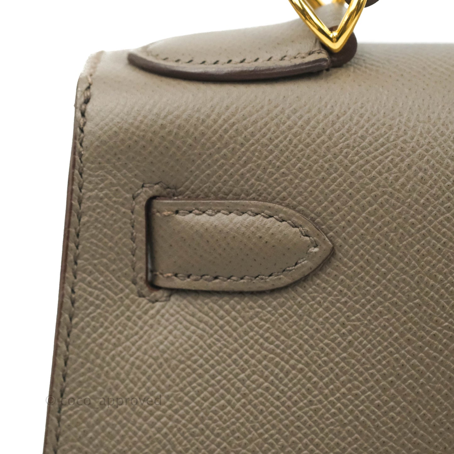 Hermès Kelly 28 8F Etain Gold Hardware