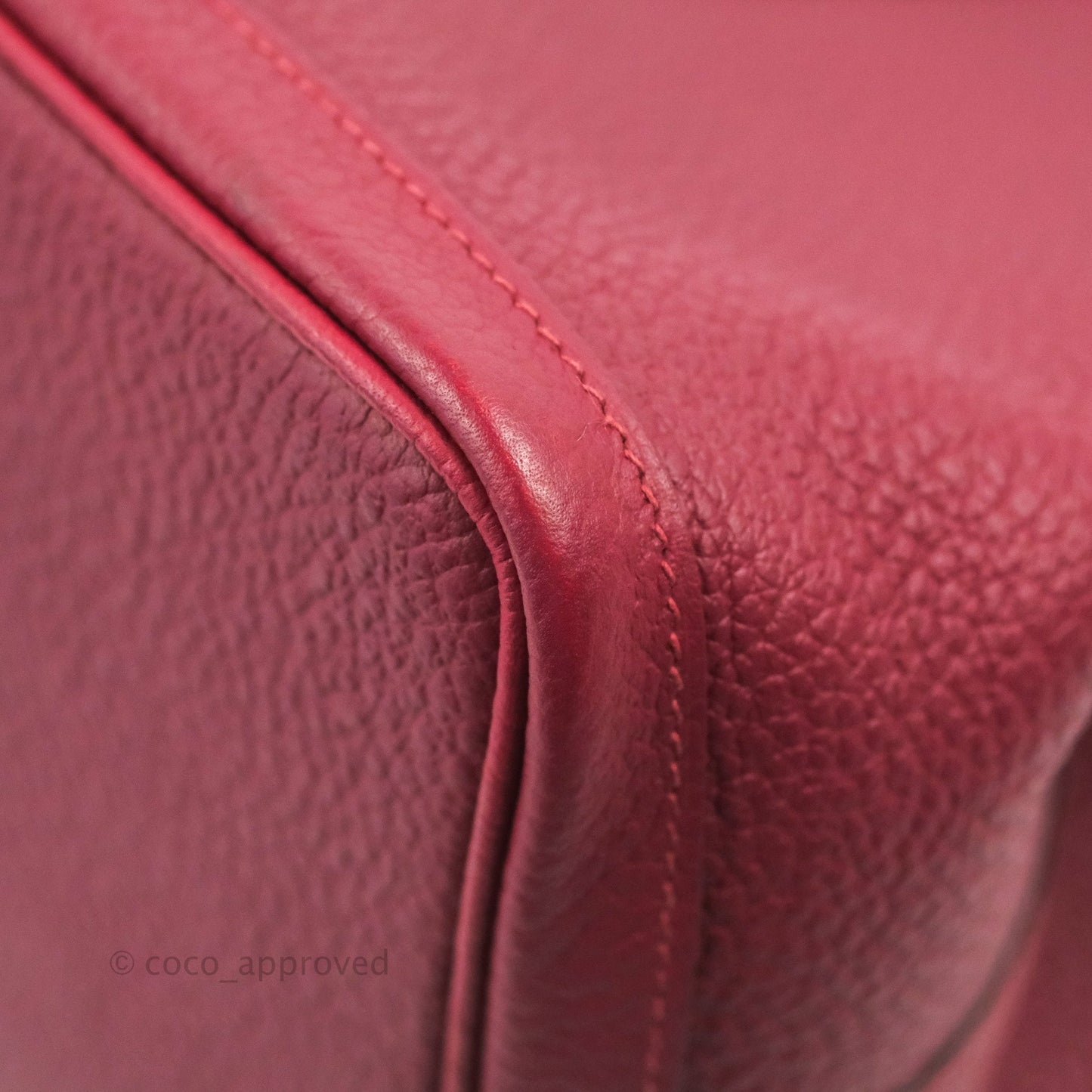 Hermès Garden Party 36 Burgundy Negonda