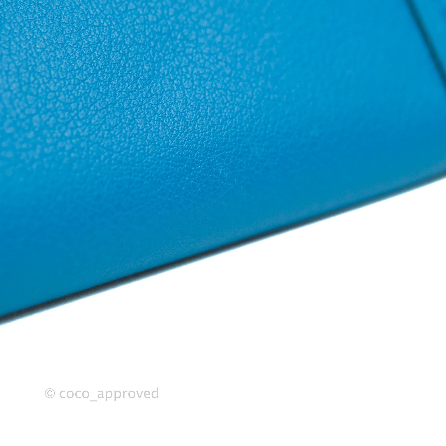 Hermès Jige Duo Wallet Bleu Zanzibar Swift