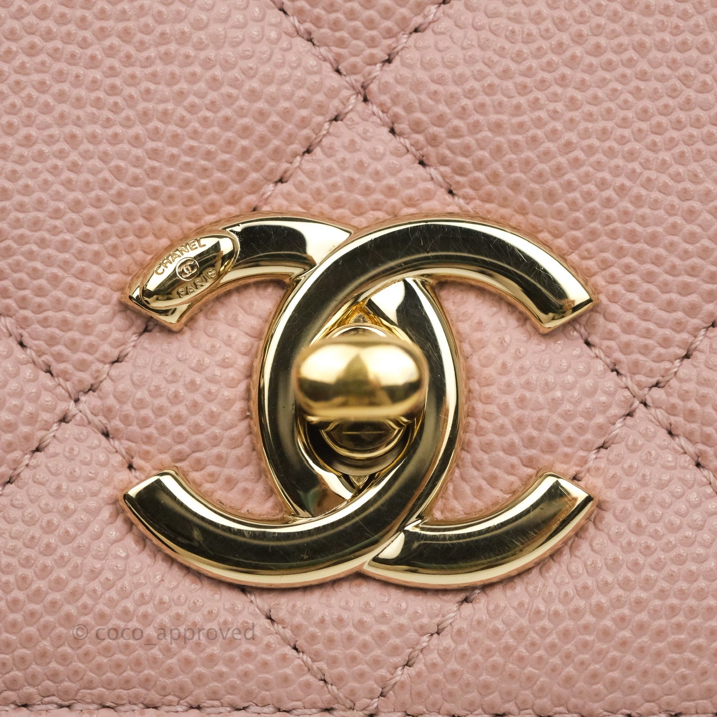 Chanel Quilted Small Business Affinity Flap Pink Caviar Gold Hardware