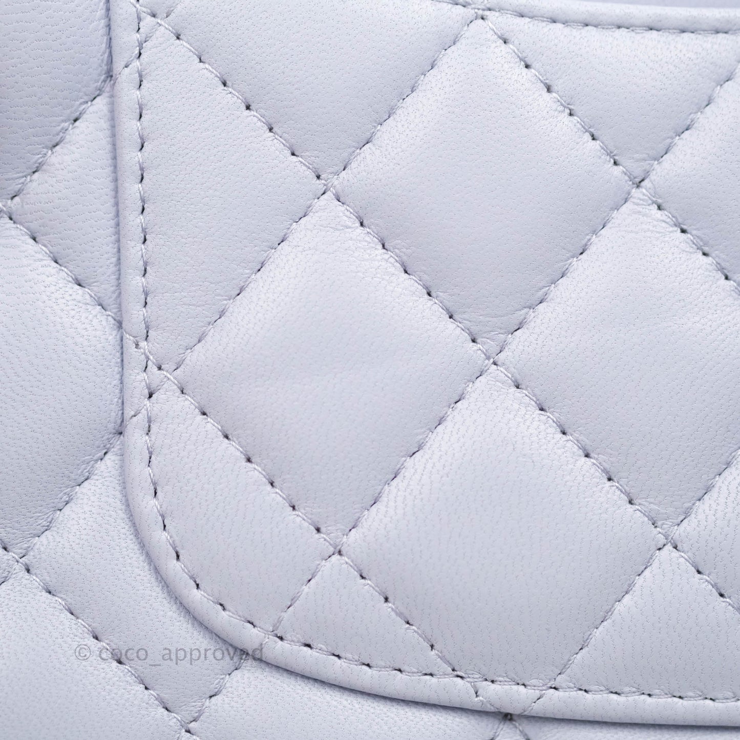 Chanel Quilted Mini Rectangular Lilac Lambskin Gold Hardware 21K