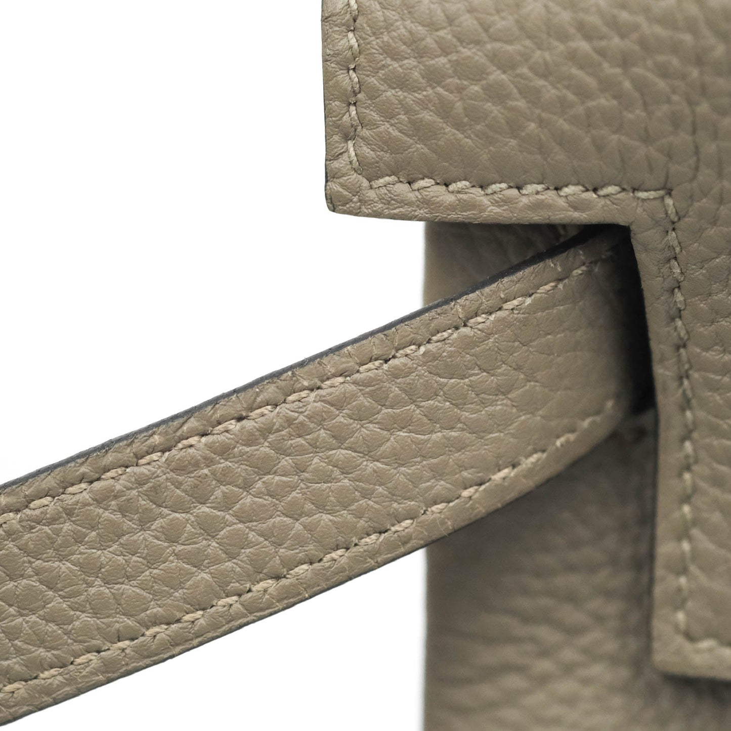 Hermès Kelly 28 Retourne Taurillon Clemence Gris Asphalt M8 Palladium Hardware
