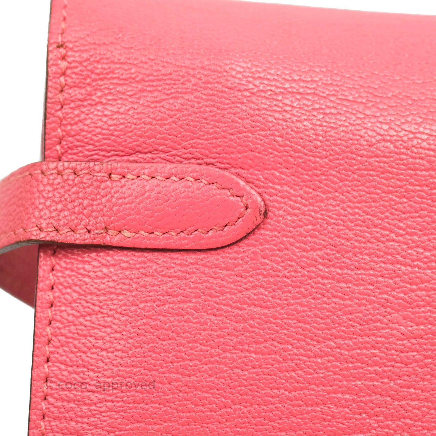 Hermès Kelly Wallet Rose Lipstick Chevre Gold Hardware