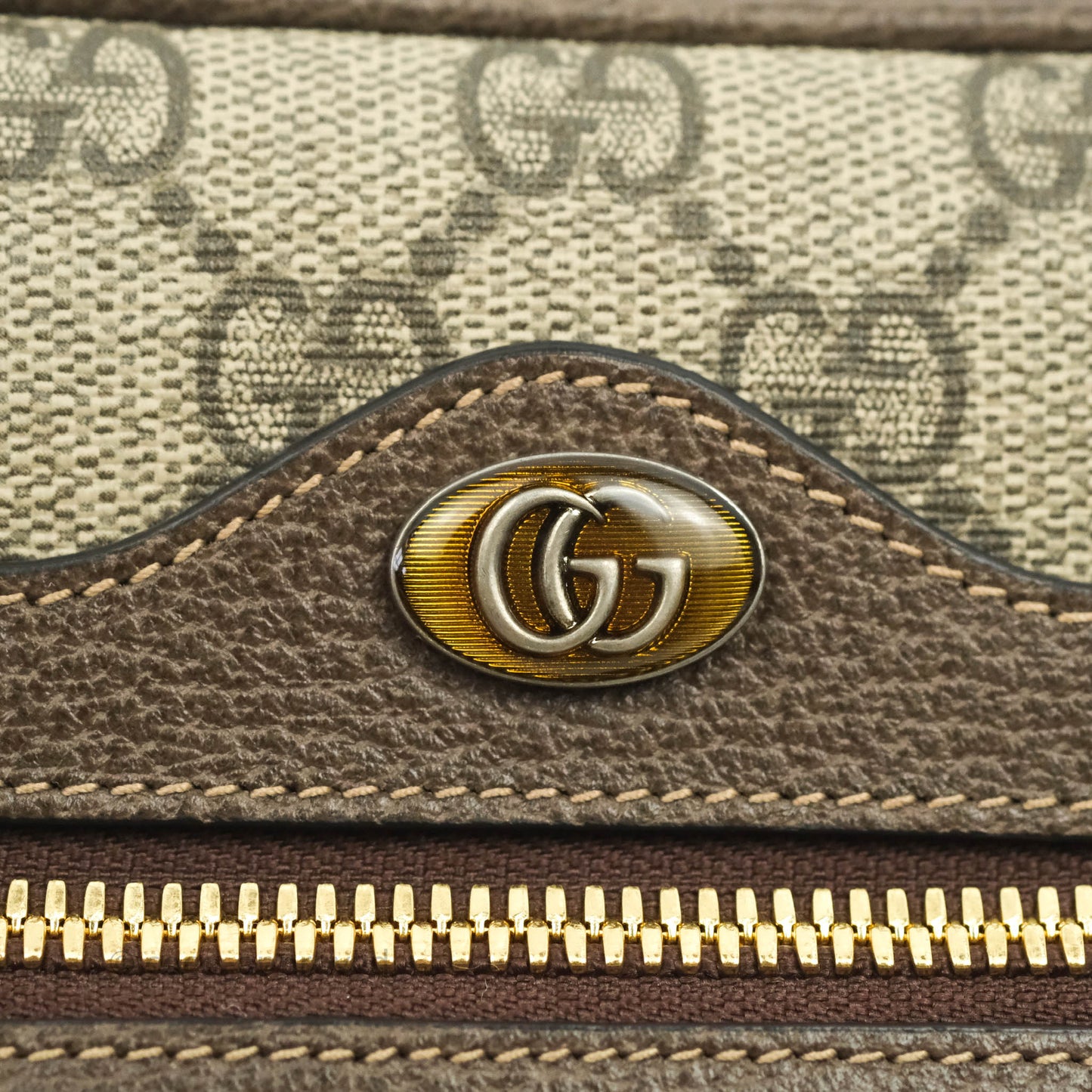 Gucci Ophidia GG Supreme Small Belt Bag Gold Hardware