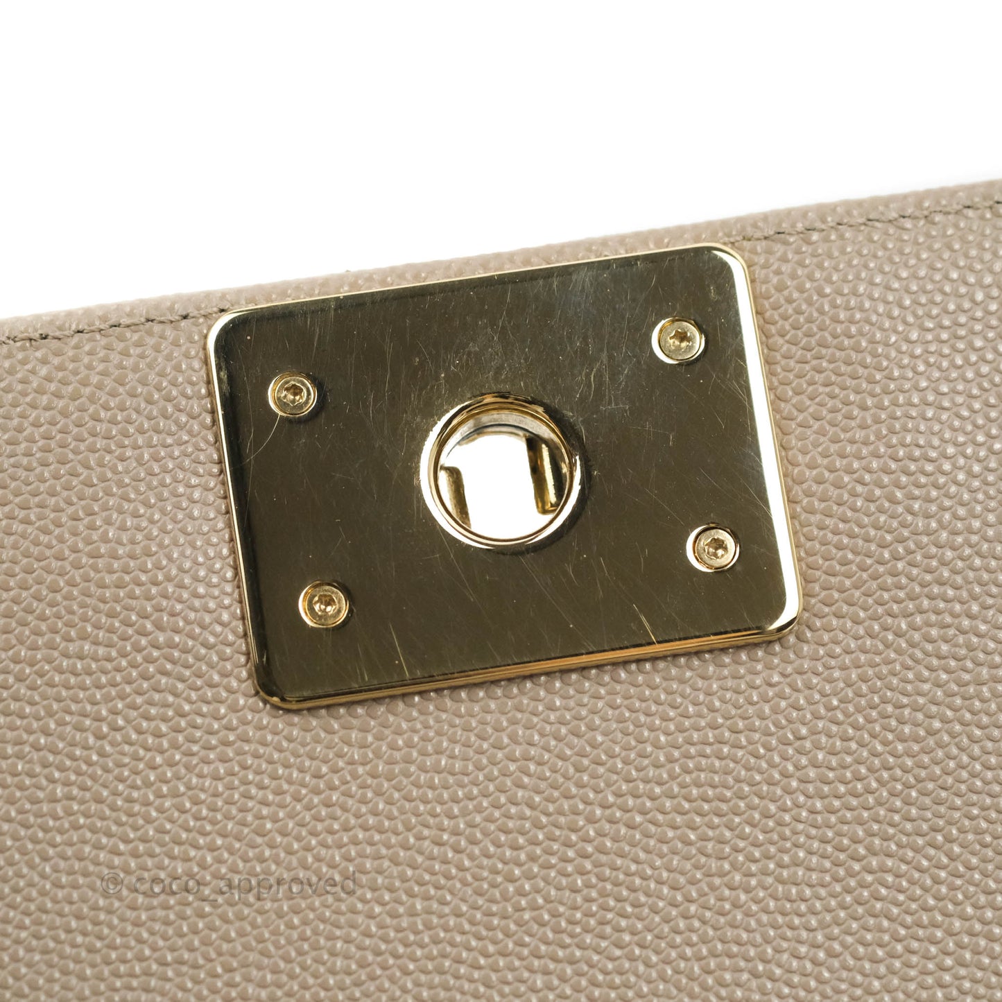 Chanel Quilted Medium Boy Grey Caviar Gold Hardware