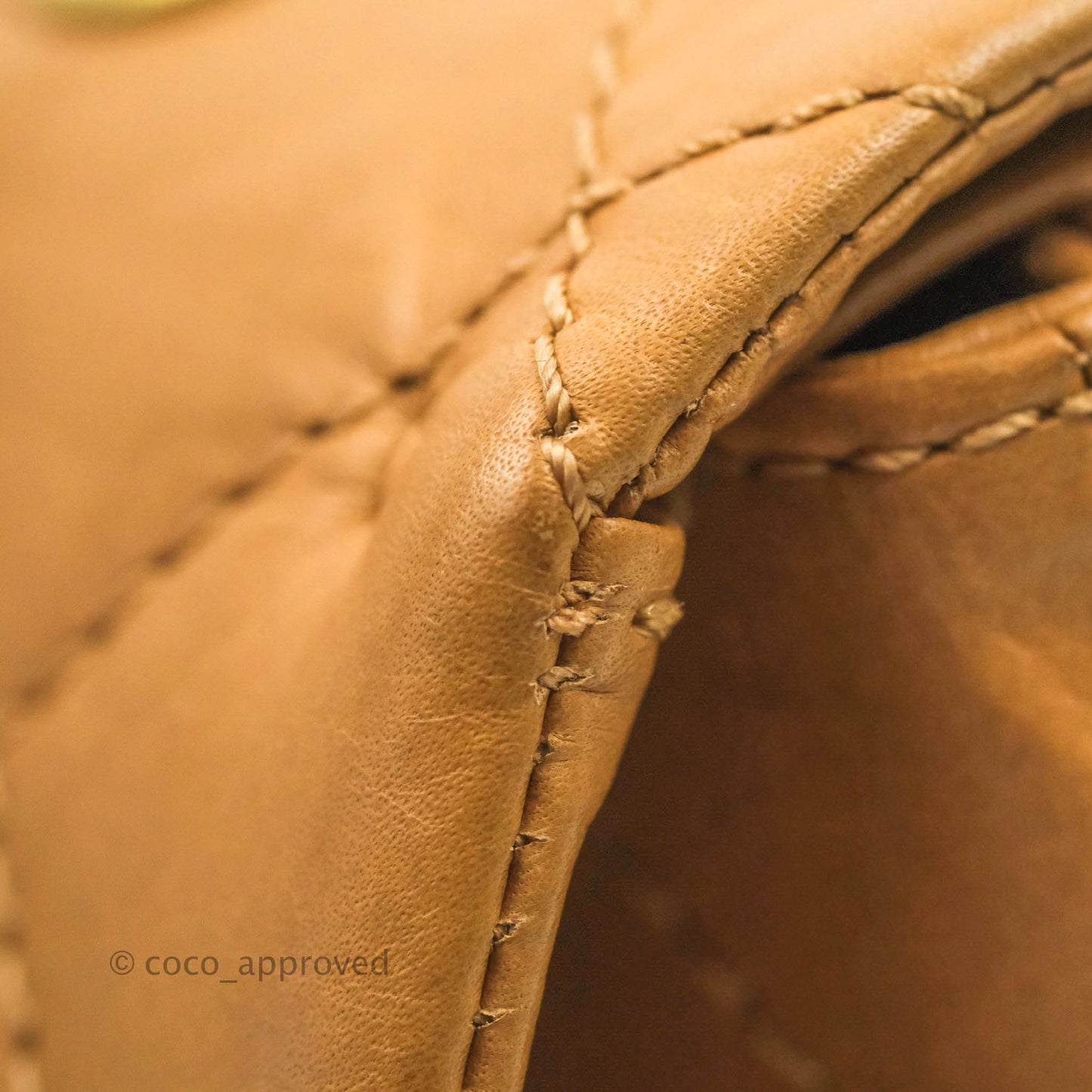 Chanel Quilted Reissue 227 Flap Beige Calfskin Aged Gold Hardware