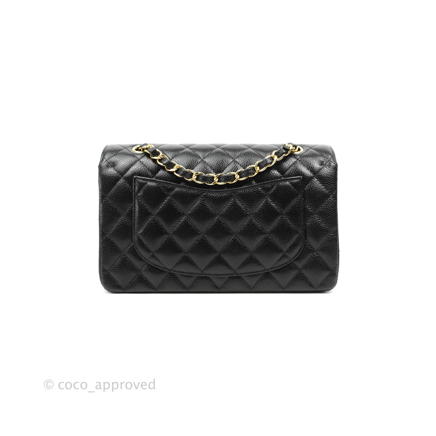 Chanel Classic Small S/M Flap Black Caviar Gold Hardware