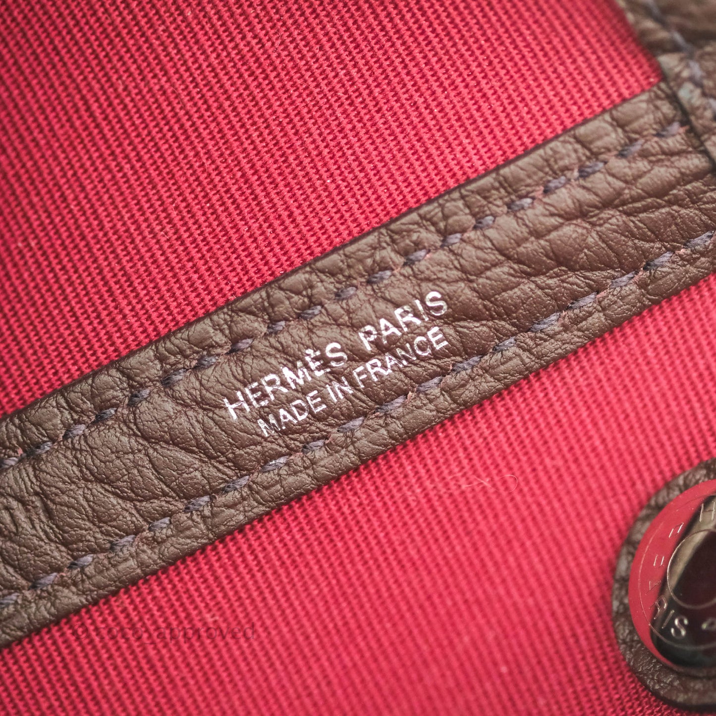 Hermès Garden Party 30 Rose Bubble Gum/Rubis/Rouge Sellier