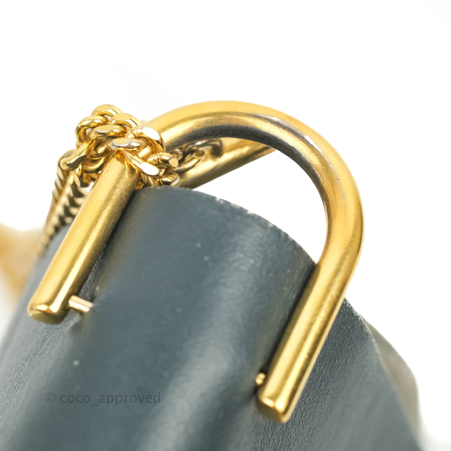 Chloe Drew Crossbody Bag Cloudy Blue Suede