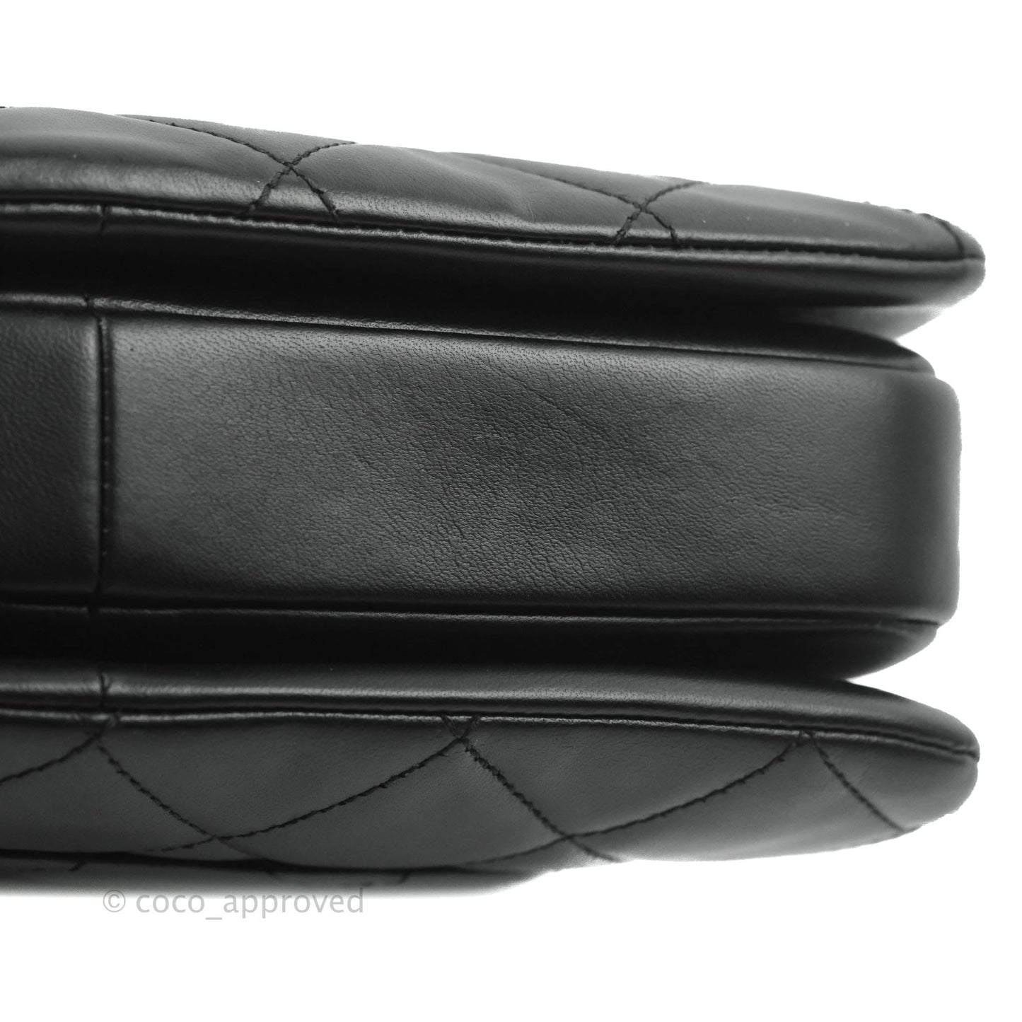 Chanel Small Trendy CC Black Lambskin Gold Hardware