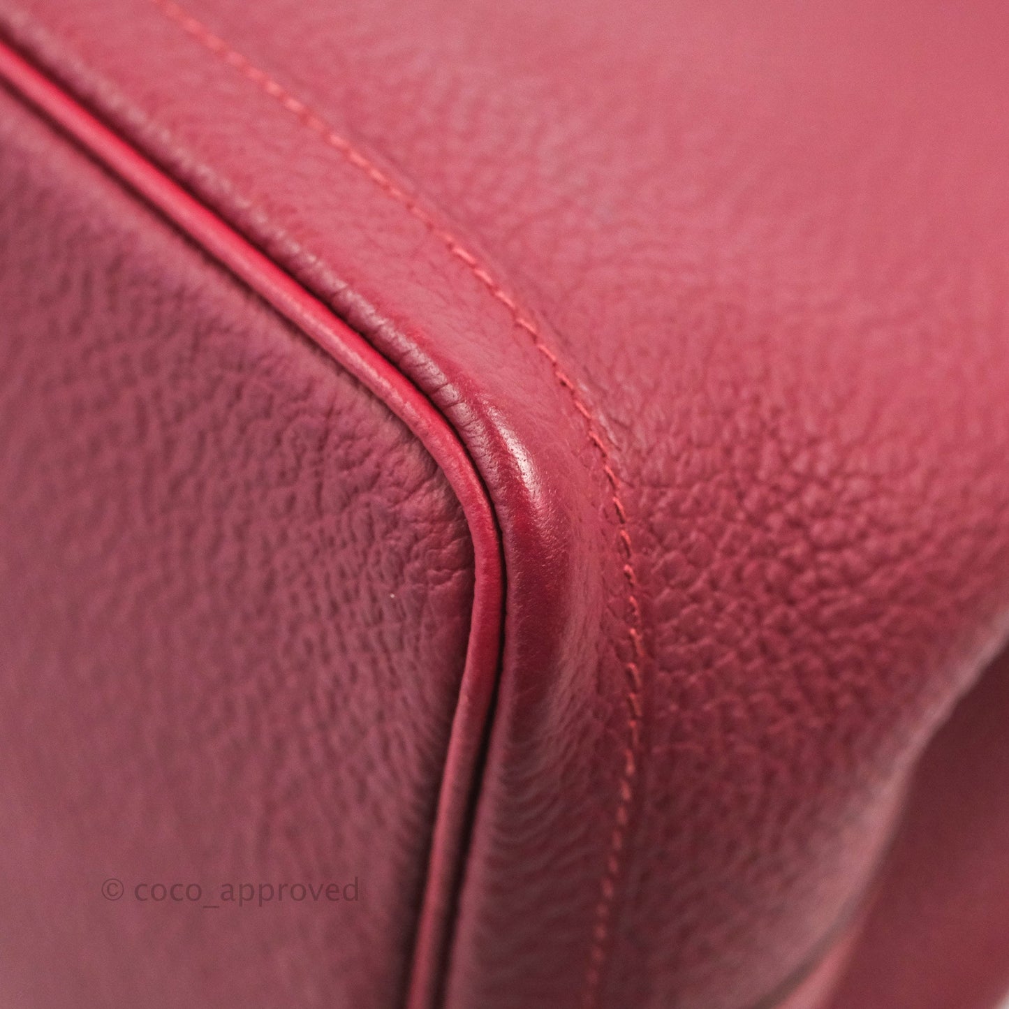 Hermès Garden Party 36 Burgundy Negonda