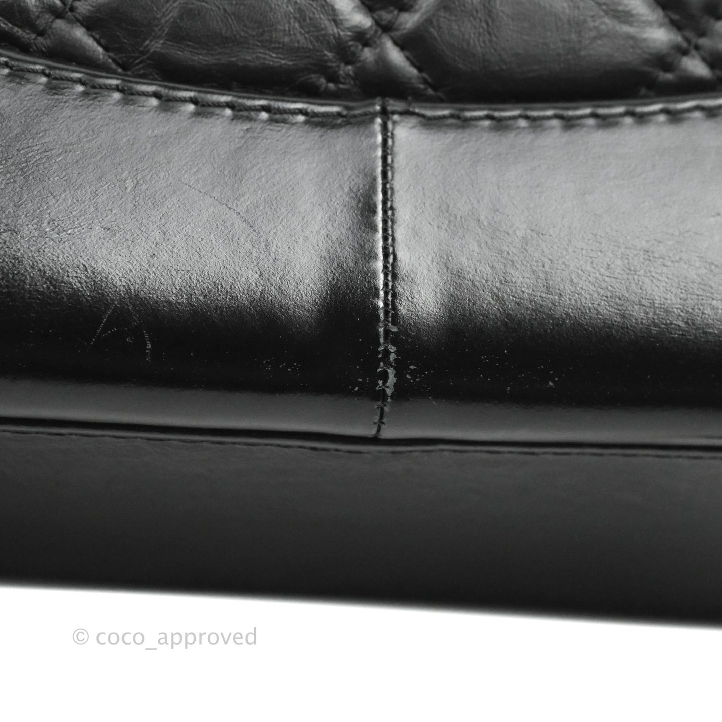 Chanel Small Gabrielle Backpack Black Aged Calfskin