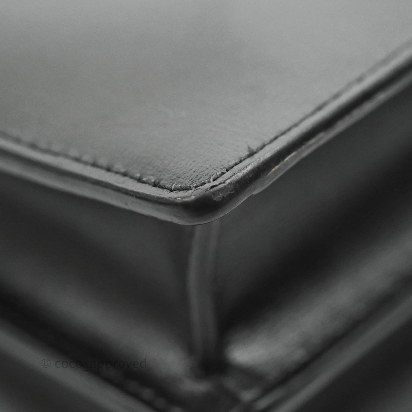 Saint Laurent Sunset Medium Black Calfskin Silver Hardware