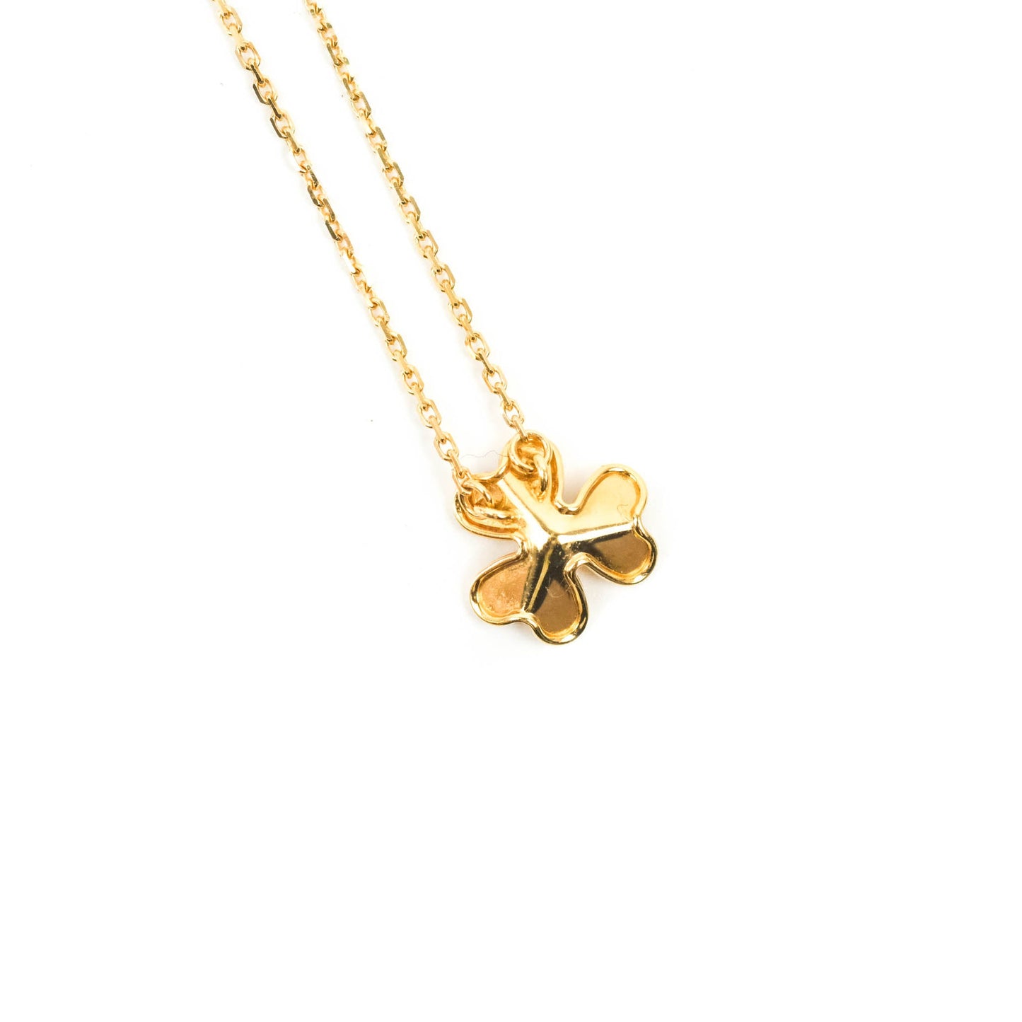 Van Cleef & Arpels Frivole Pendant 18K Yellow Gold Diamond Mini Model