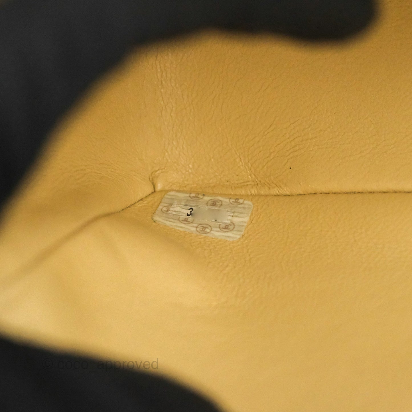Chanel Vintage Top Handle Flap Bag Beige Lambskin 24K Gold Hardware