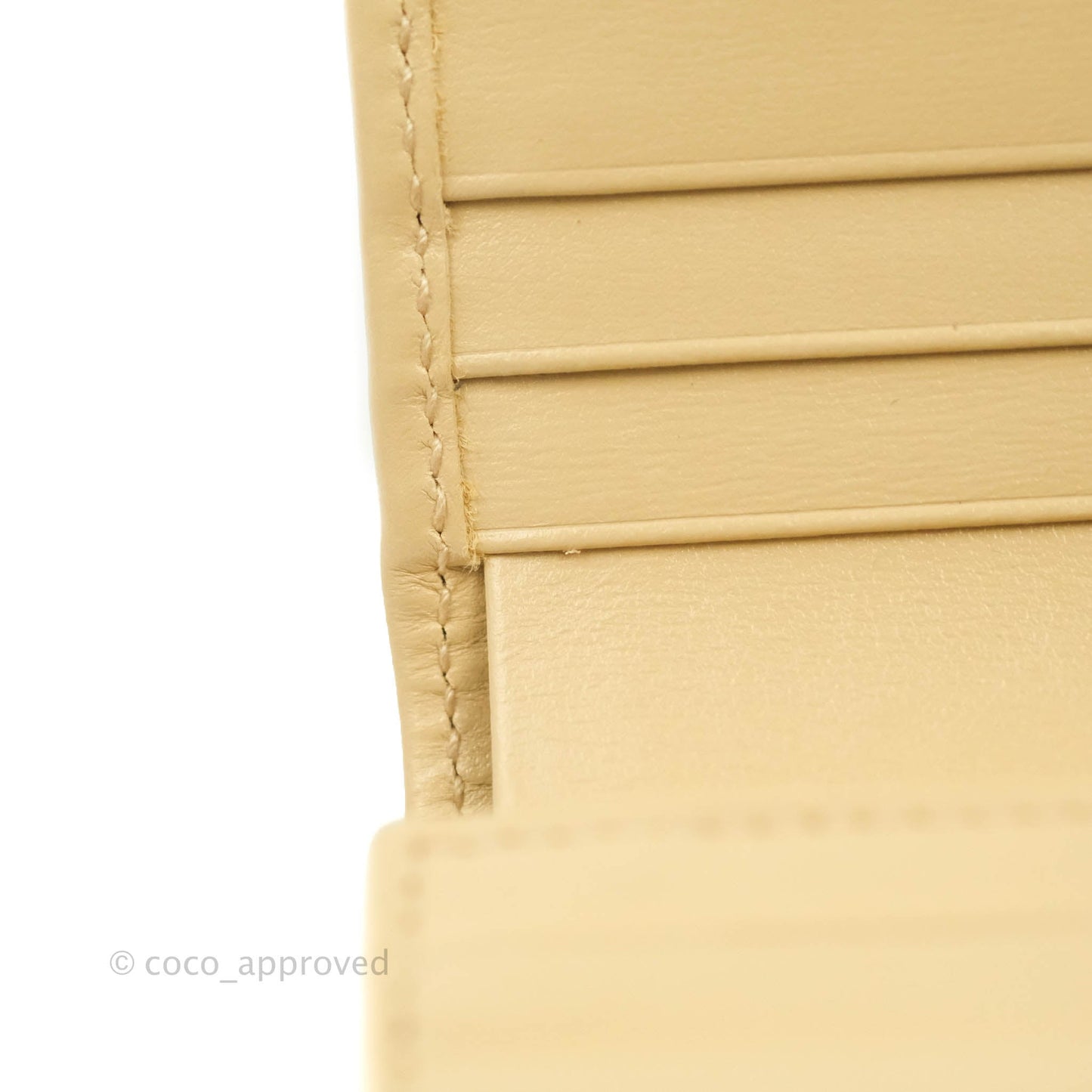Gucci Horsebit 1955 Card Case Wallet Beige