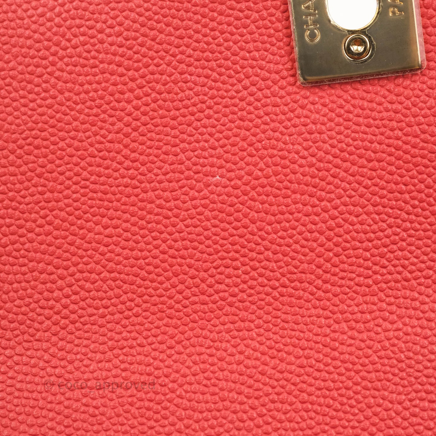 Chanel Quilted Small Business Affinity Flap Red Caviar Gold Hardware
