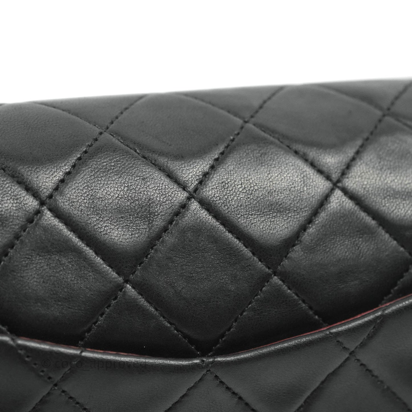Chanel Vintage Classic Small S/M Flap Black Lambskin 24K Gold Hardware