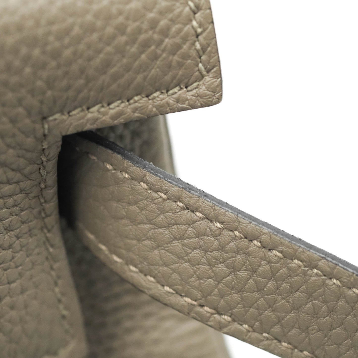 Hermès Kelly 28 Retourne Taurillon Clemence Gris Asphalt M8 Palladium Hardware