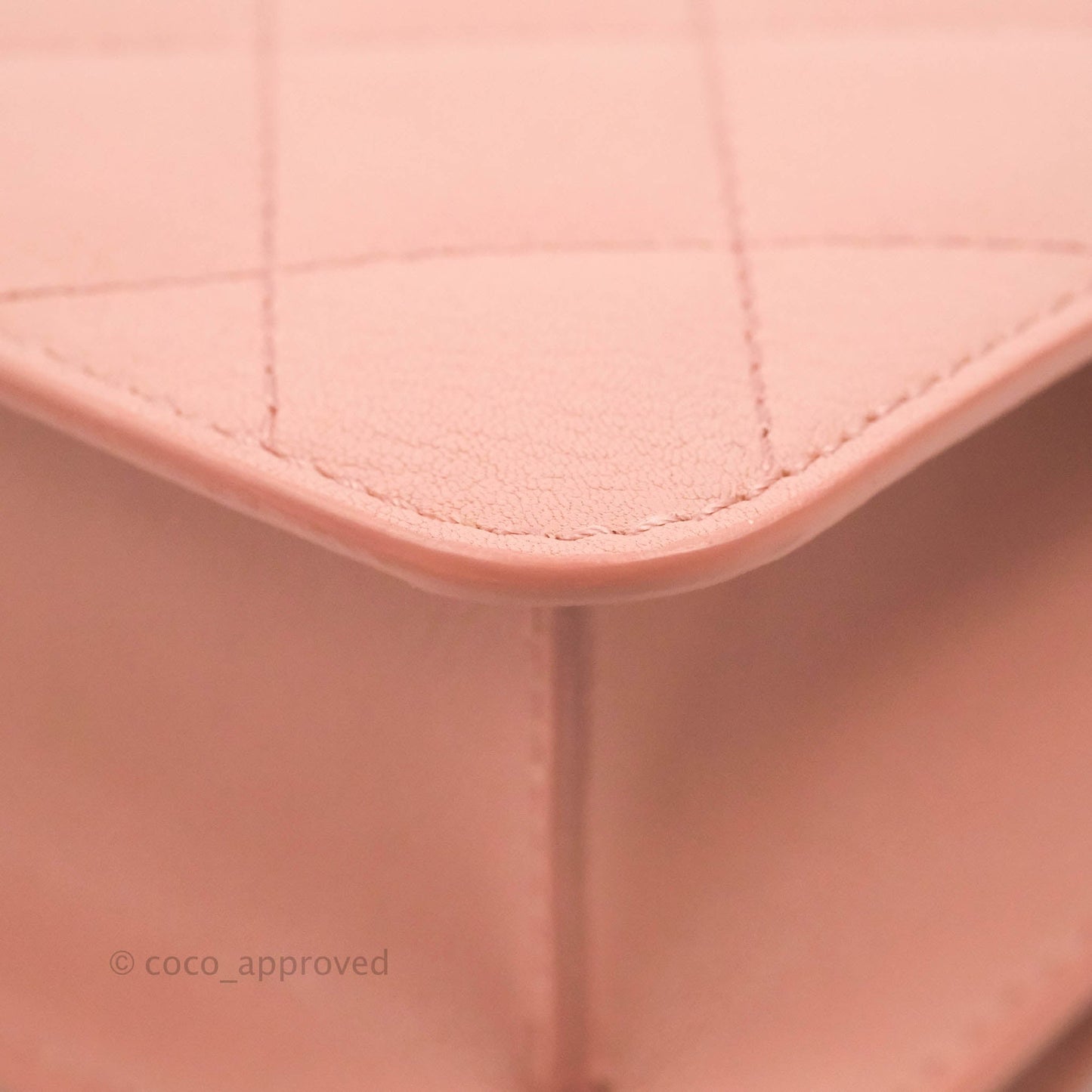 Chanel Small CC Box Flap Bag Pink Calfskin Silver Hardware