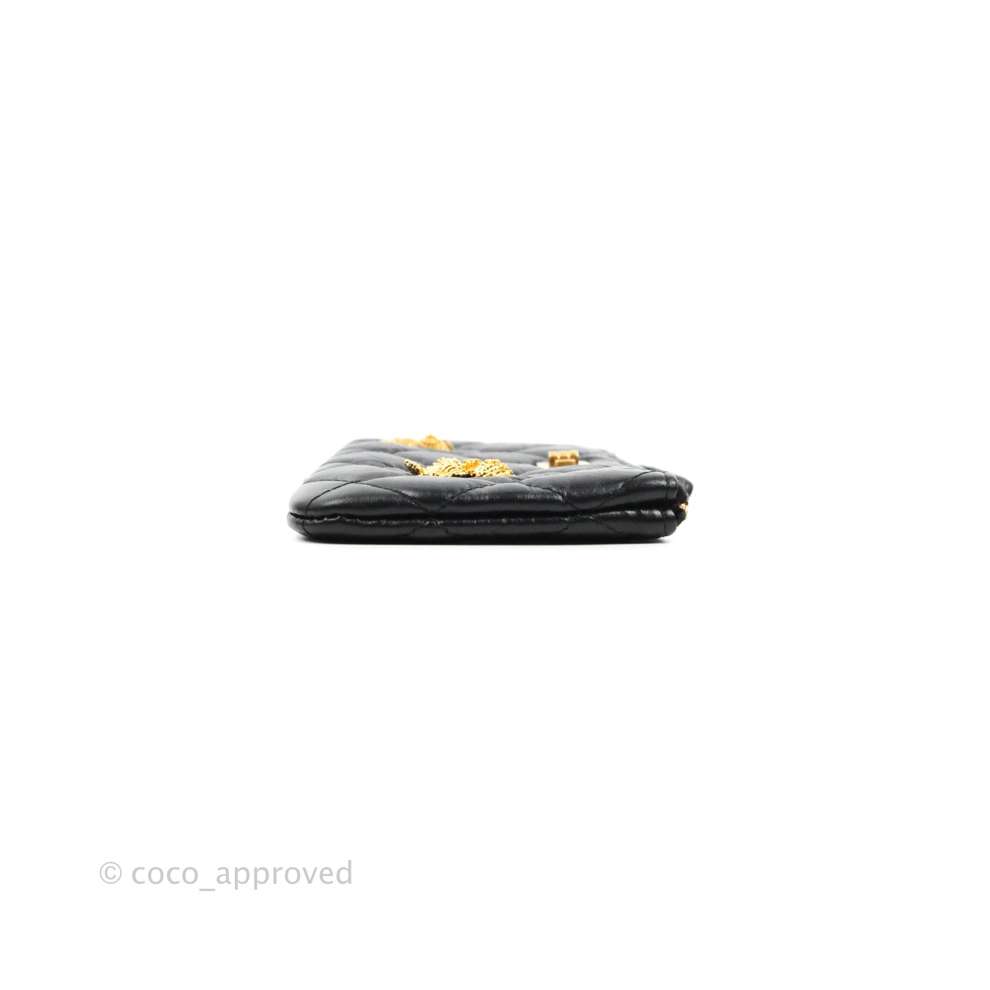 Chanel Quilted Mini Reissue O Case Gold Hardware Aged Calfskin