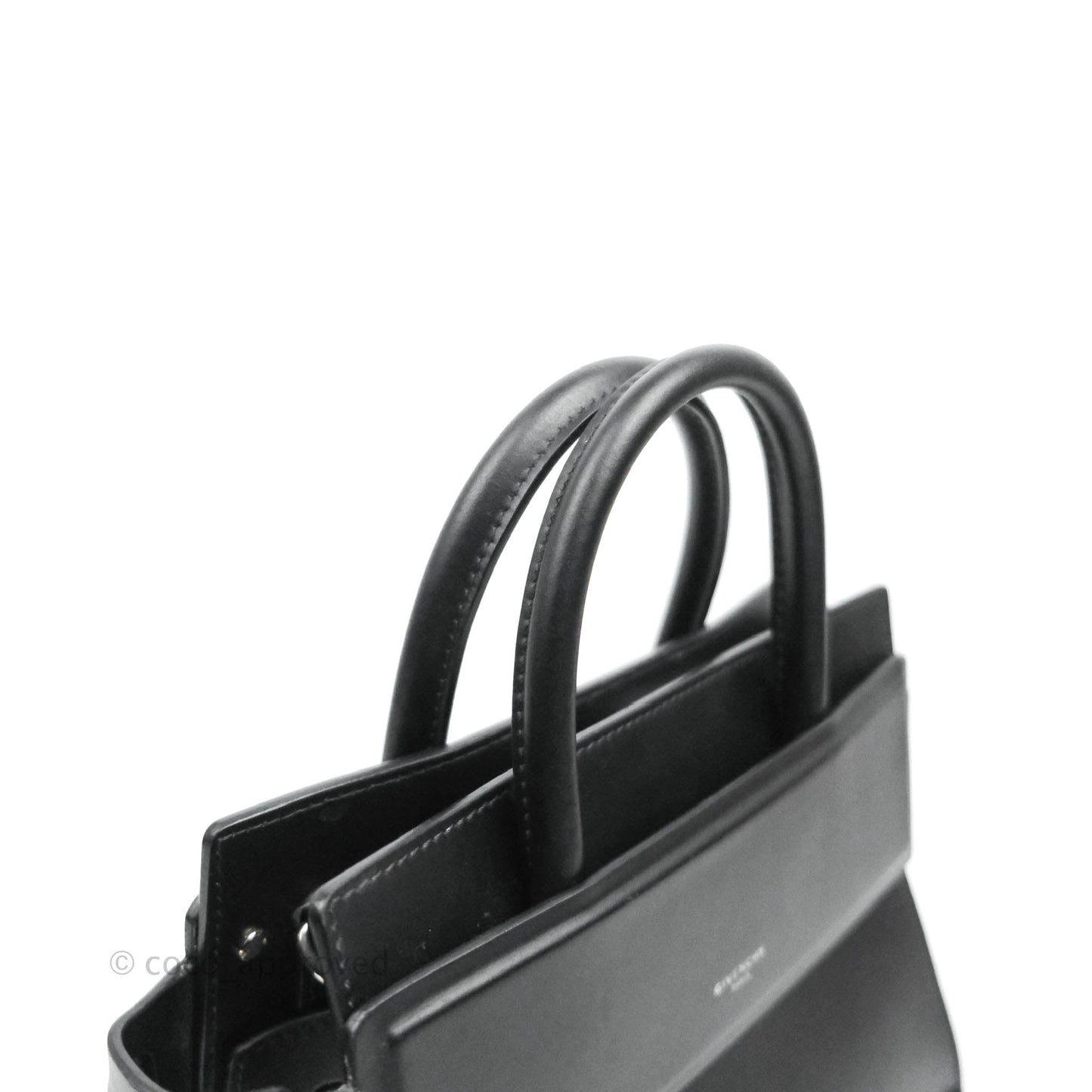 Givenchy Mini Horizon Crossbody Bag Black Silver Hardware