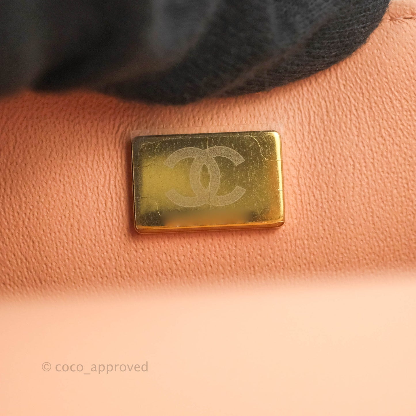 Chanel Quilted Mini Rectangular Flap Orange Clair Lambskin Gold Hardware