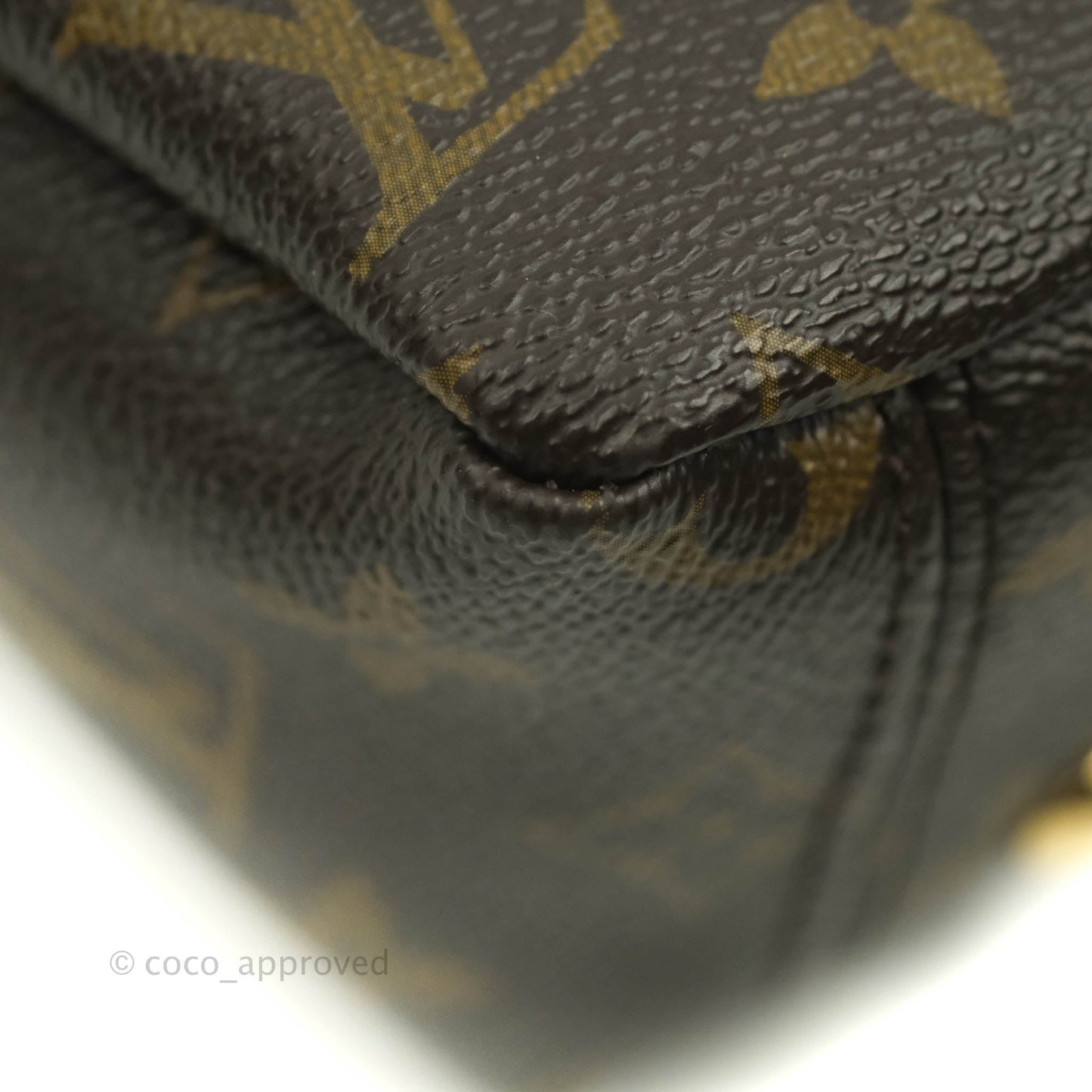 LV Pallas BB Pink Monogram Canvas Shoulder Bag With Twilly