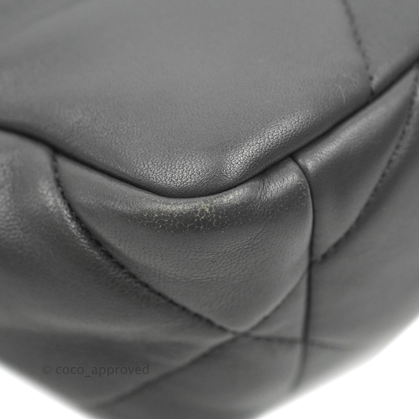 Chanel 19 Small Dark Grey Mixed Hardware