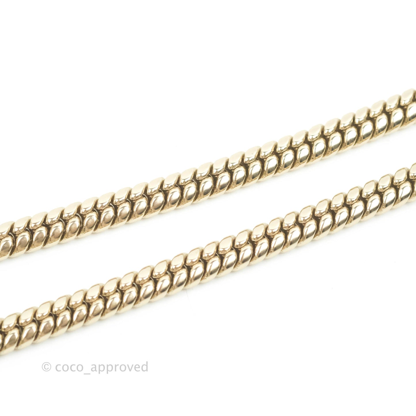 Chanel CC Turnlock Chain Belt Gold Hardware 21S