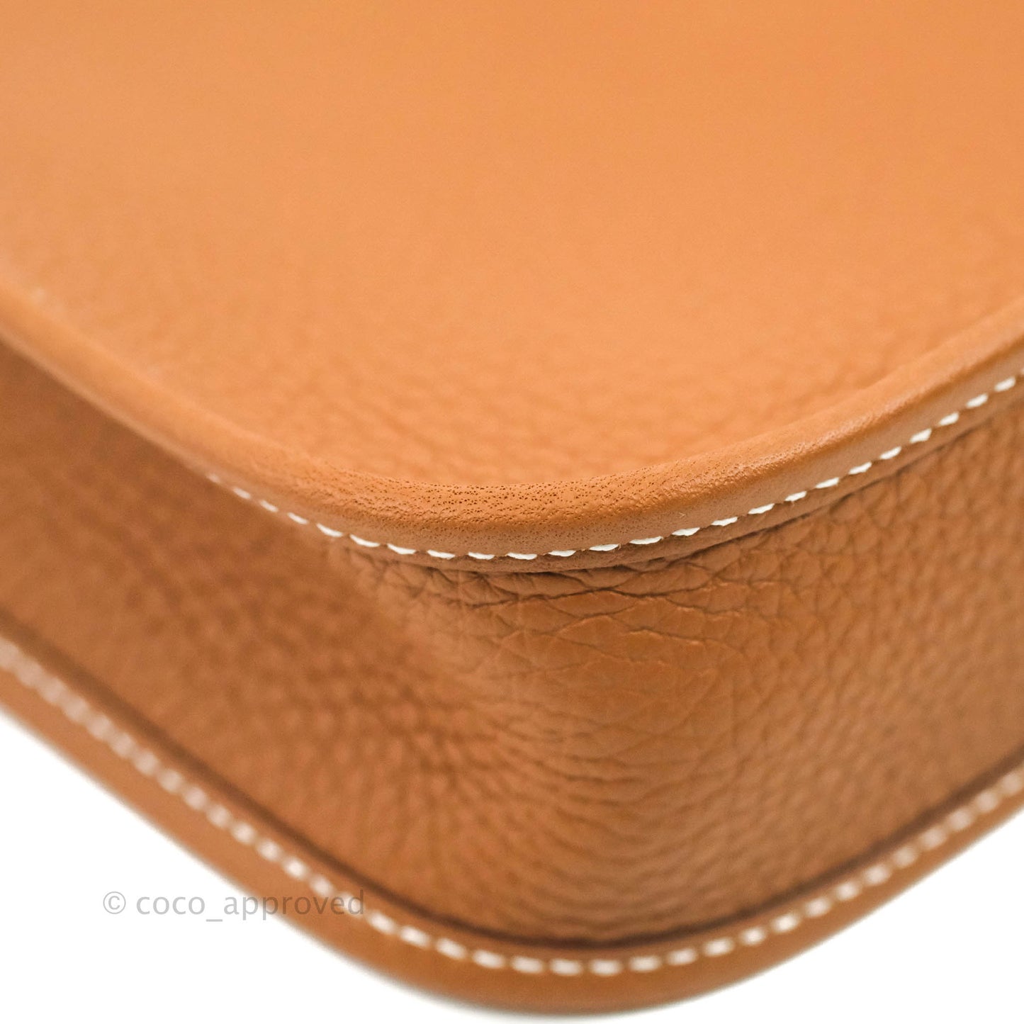 Hermès Mini Evelyne 16 Gold Clemence Palladium Hardware