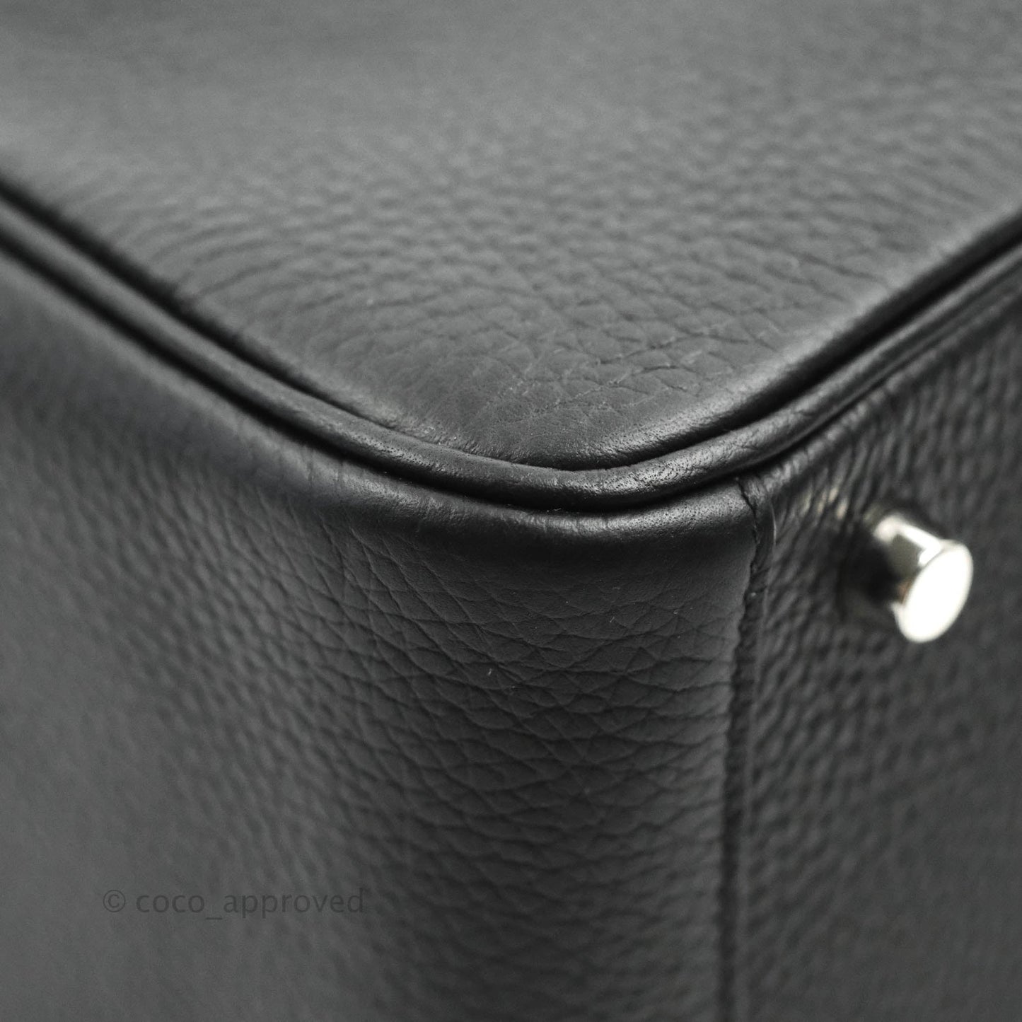 Hermès Lindy 26 Black Taurillon Clemence Palladium Hardware
