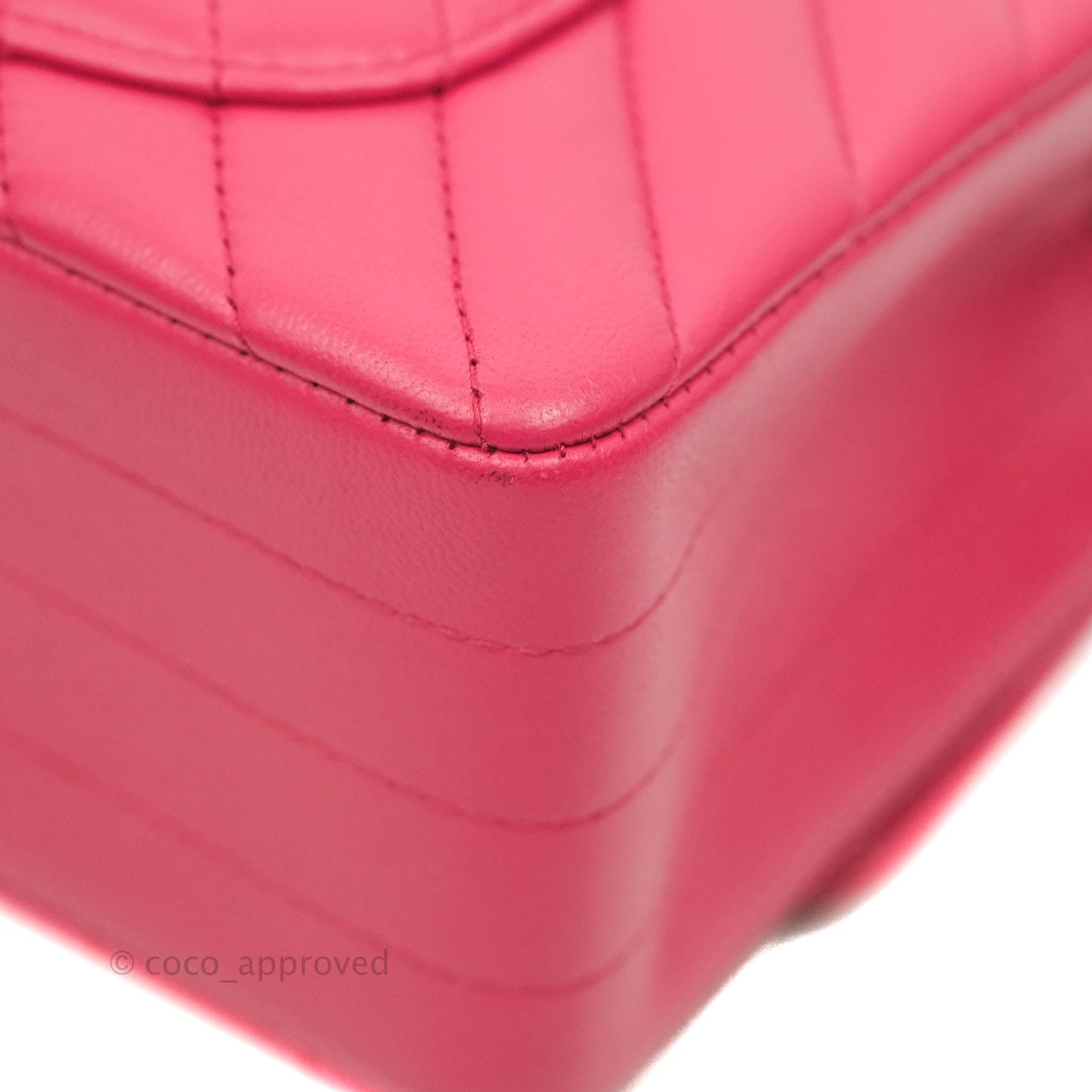 Chanel Chevron Mini Rectangular Flap Pink Lambskin Gold Hardware