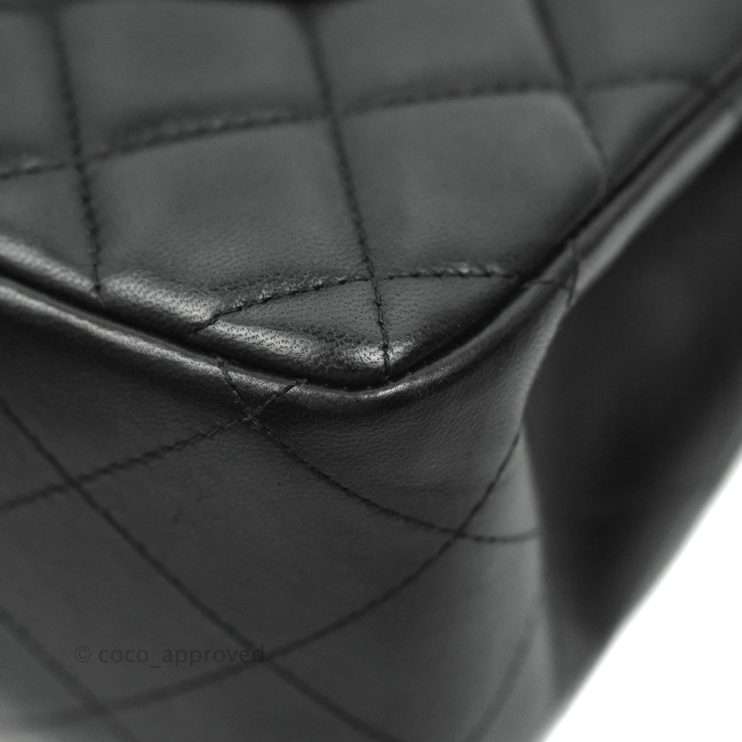 Chanel Jumbo Double Flap Black Lambskin Silver Hardware⁣⁣
