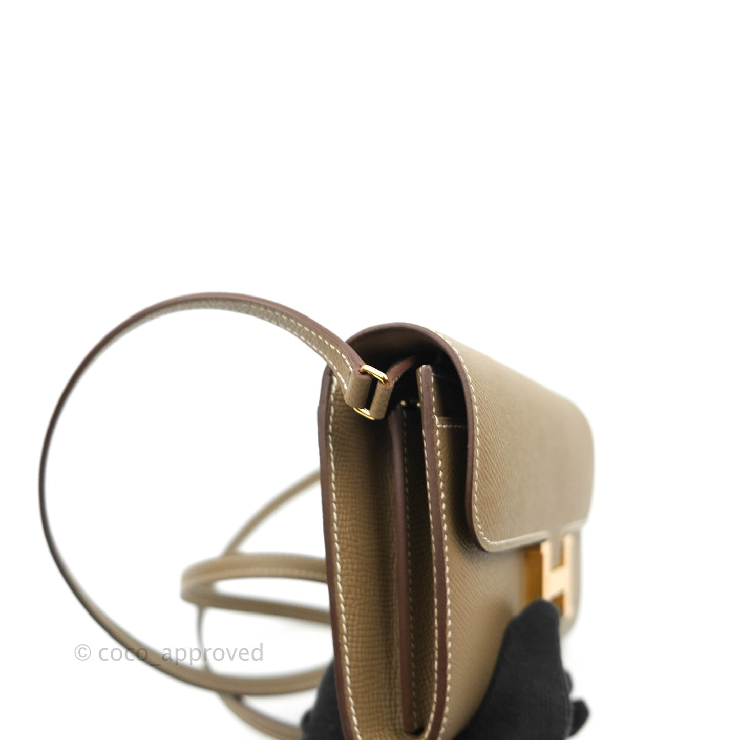 Hermès Constance Long To Go Wallet Epsom Gold Hardware