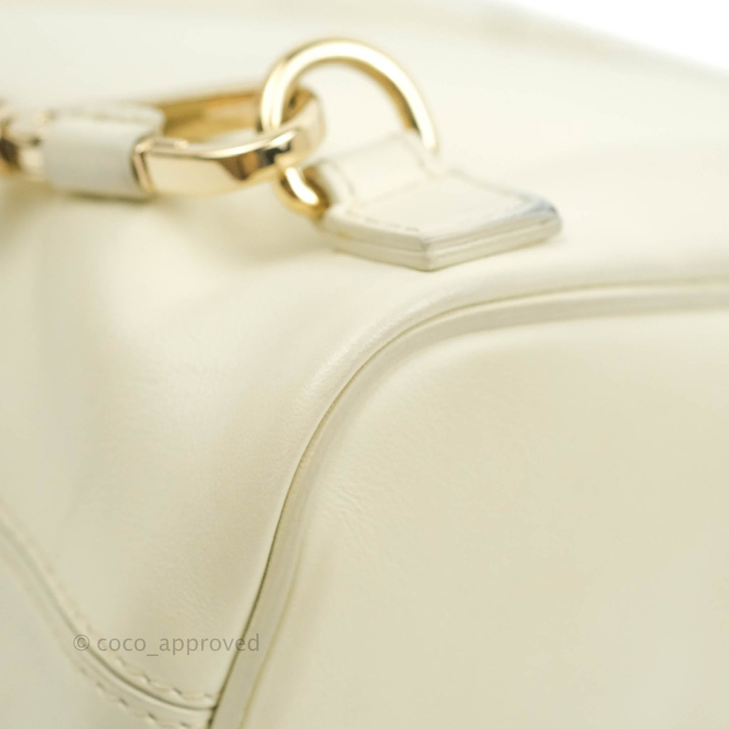 Chloé Mini Faye Backpack Ivory White Calfskin