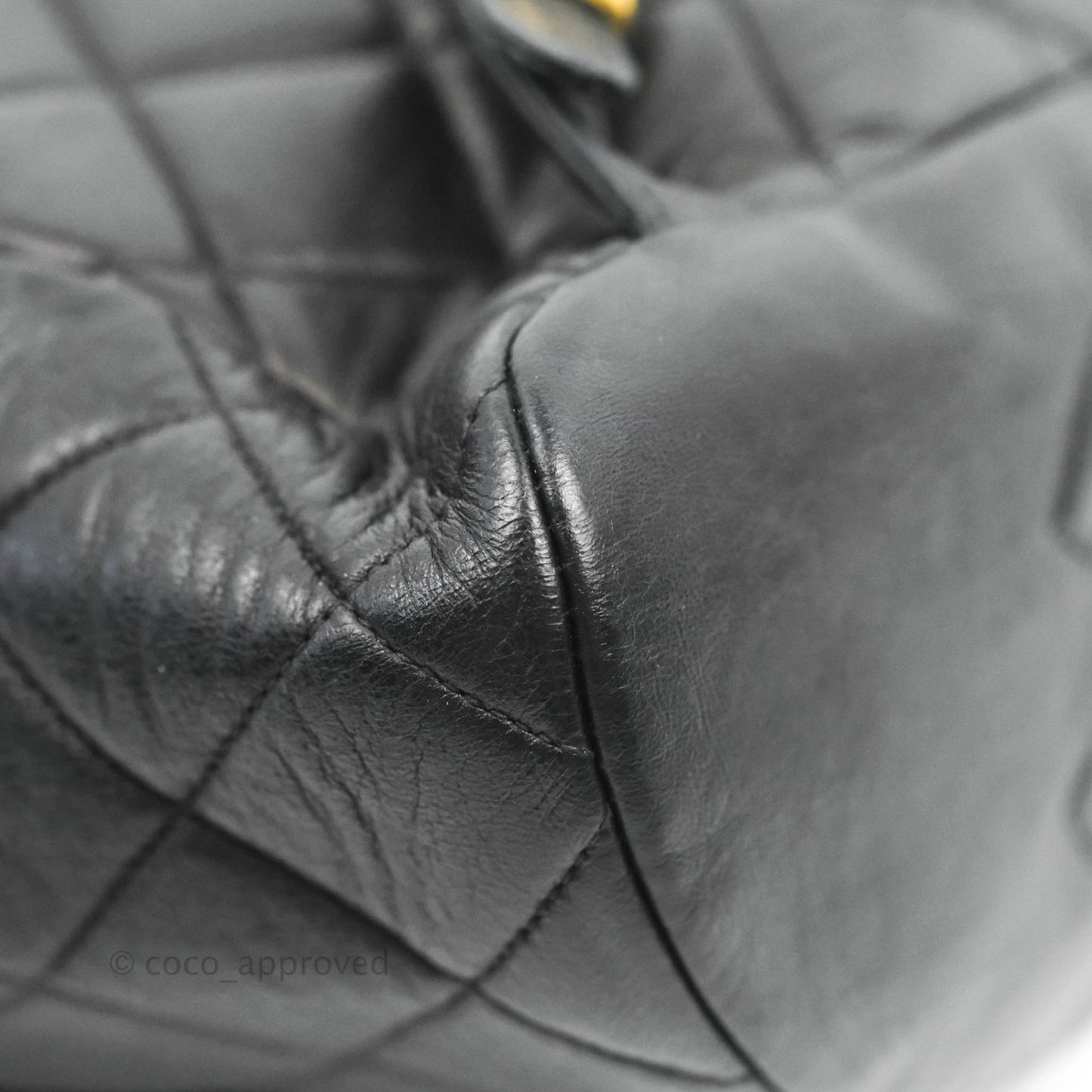 Chanel Vintage CC Duma Backpack Black Lambskin 24K Gold Hardware