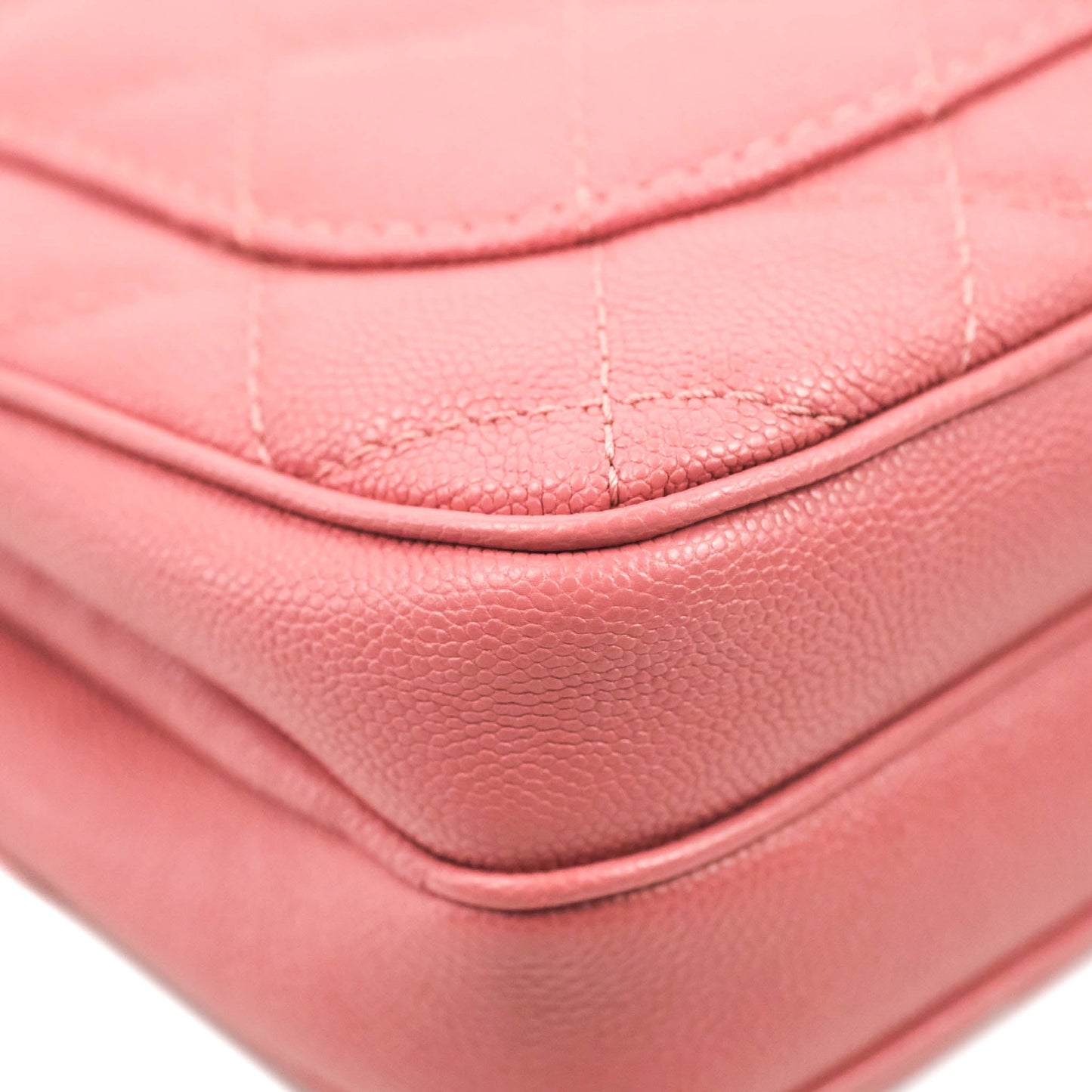Chanel Caviar Quilted Small Urban Companion Flap Bag Pink Silver Hardware