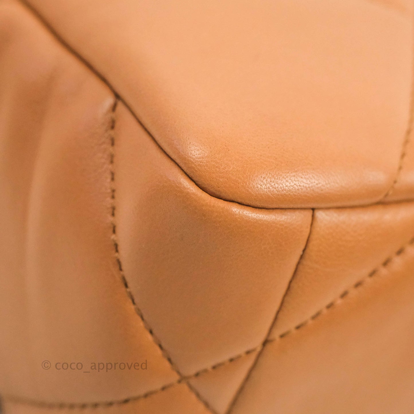 Chanel 19 Small Caramel Dark Beige Mixed Hardware 21K