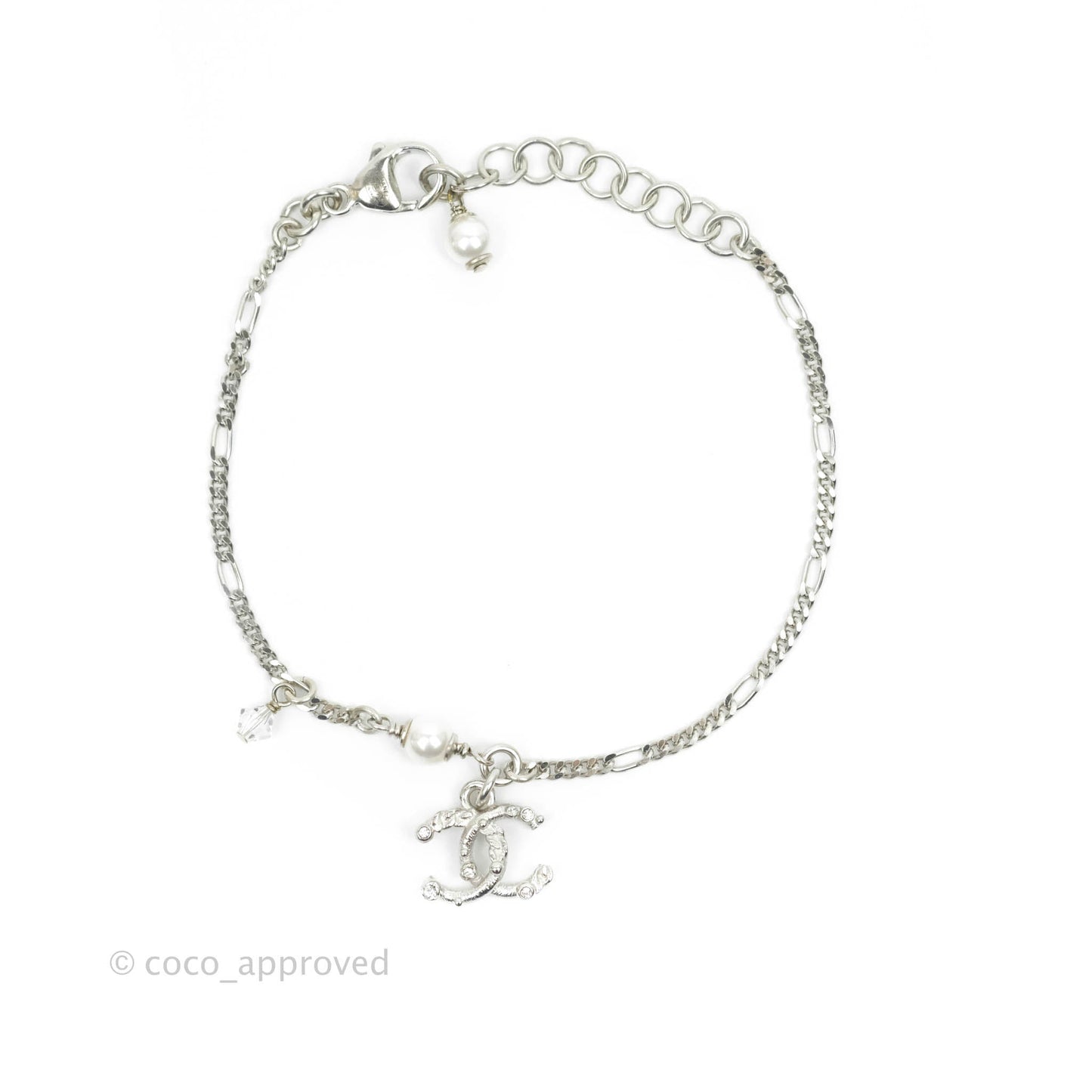 Chanel CC Pearl Crystal Bracelet 21A