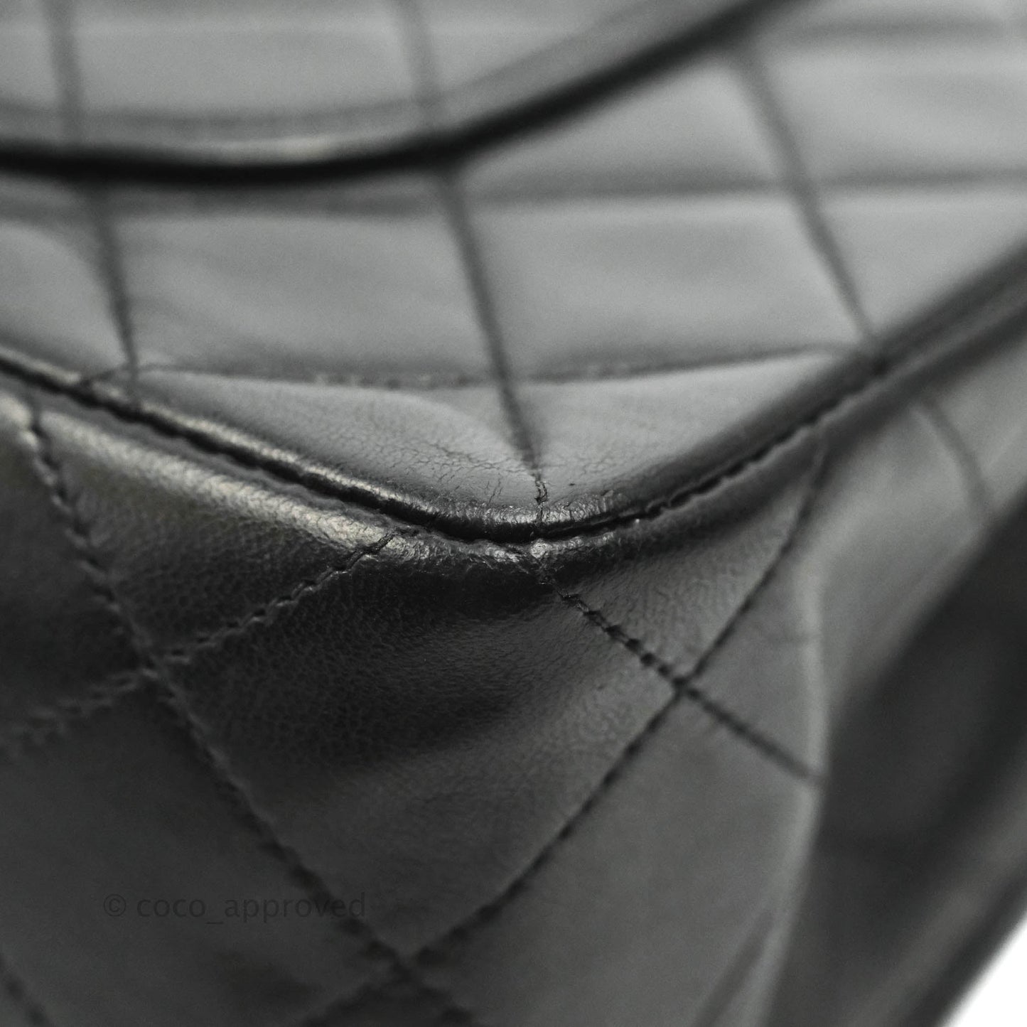 Chanel Classic Vintage Small S/M Flap Black Lambskin 24K Gold Hardware