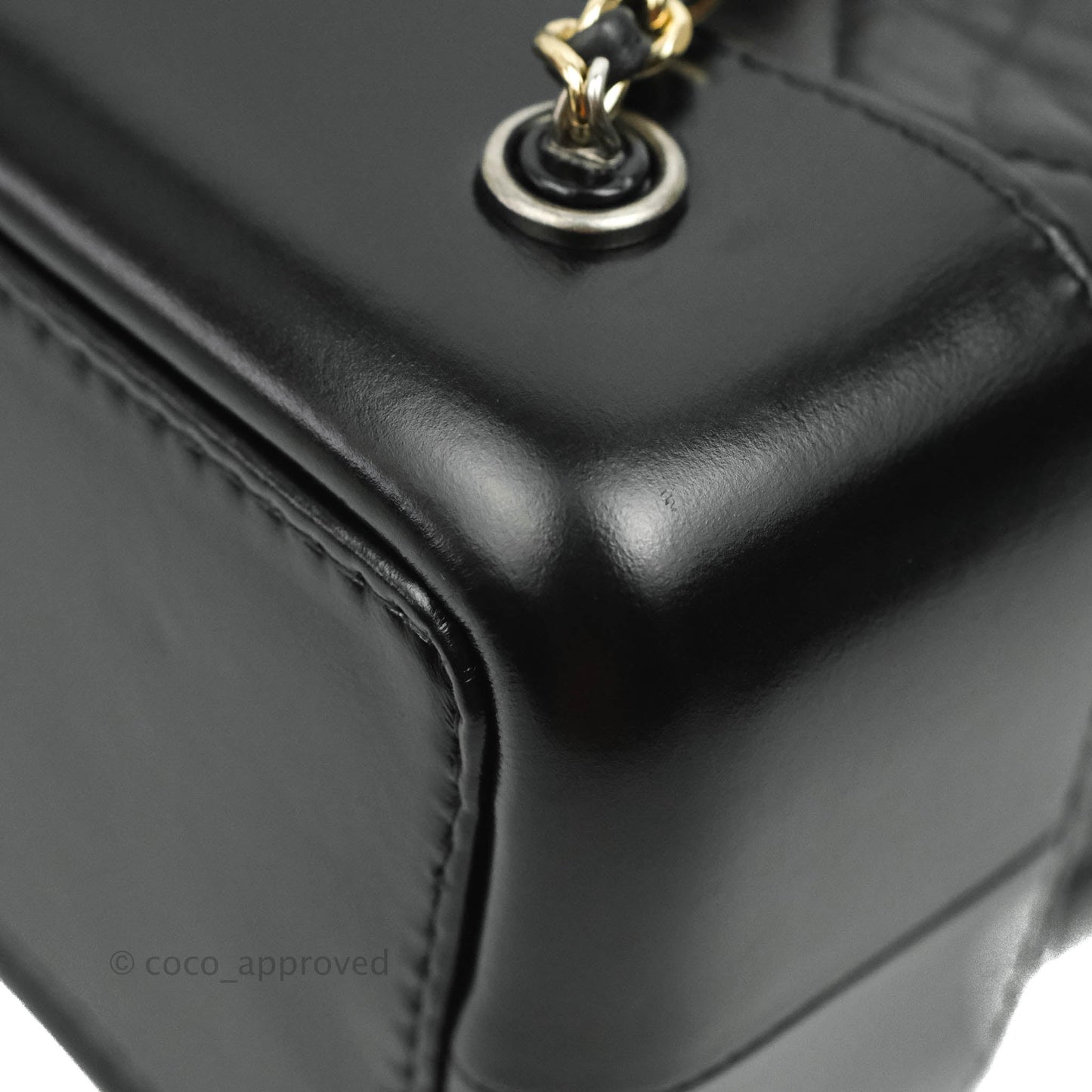 Chanel Small Gabrielle Backpack Black Aged Calfskin