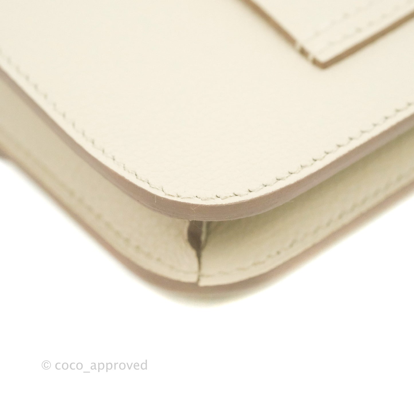 Hermès Constance Slim Wallet Beton Evercolor Gold Hardware
