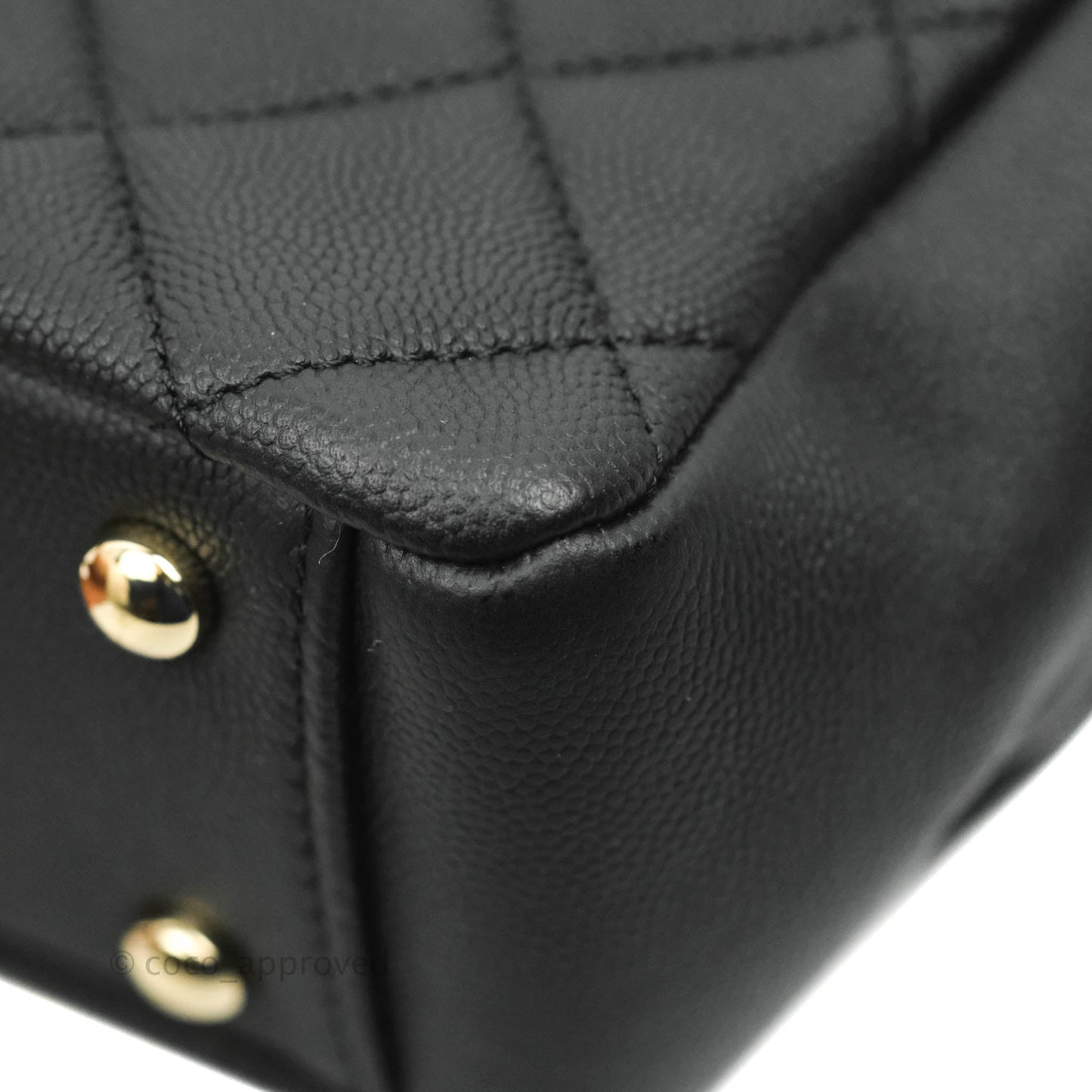 Chanel Quilted Medium Business Affinity Flap Black Caviar Gold Hardware