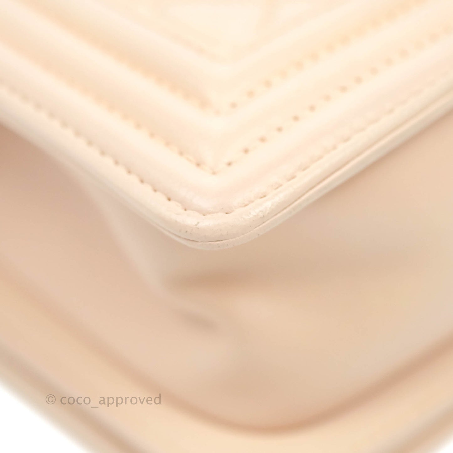 Chanel Boy Small Light Beige Pink Calfskin Ruthenium Hardware