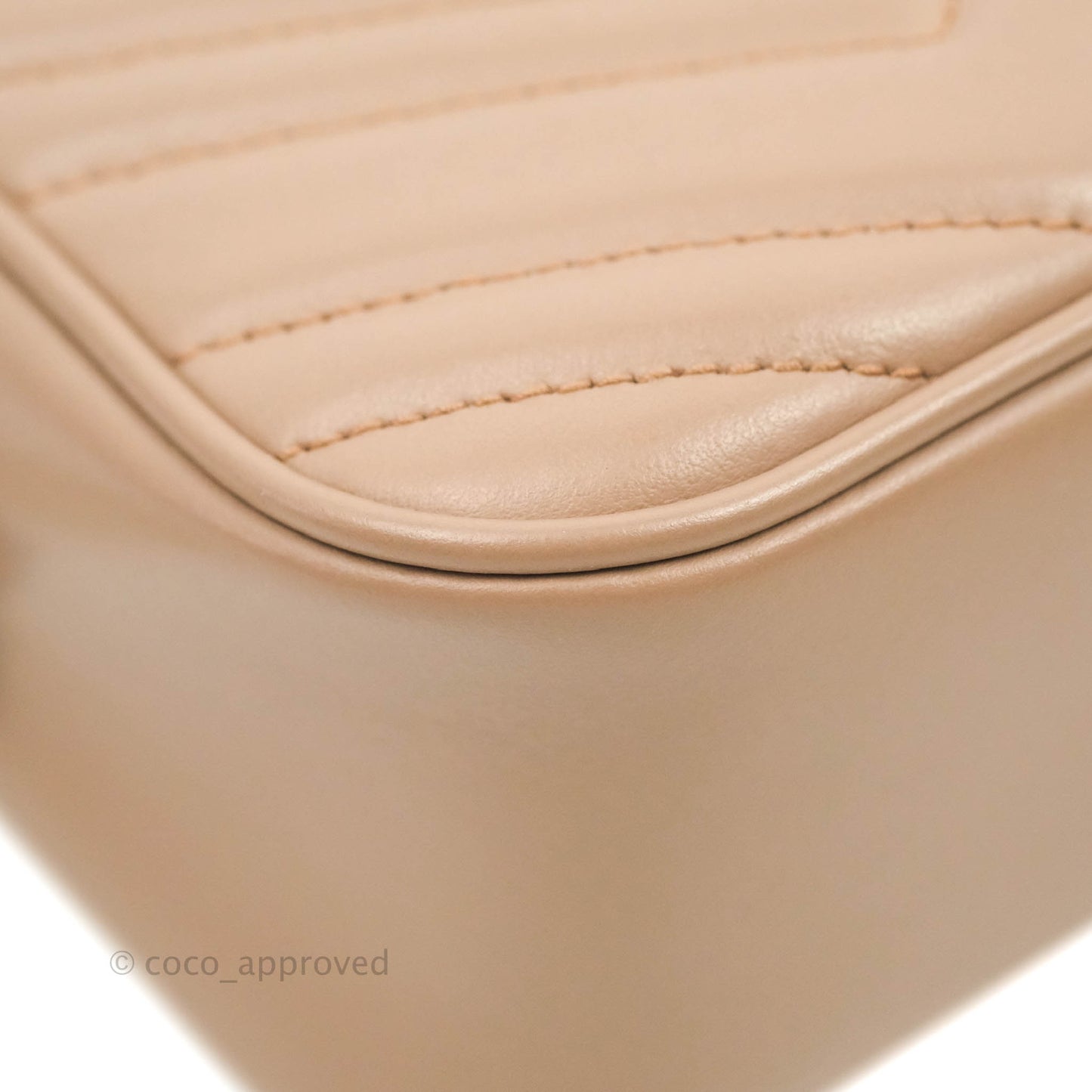 Gucci Small Matelasse GG Marmont Camera Bag Dusty Pink Calfskin Gold Hardware