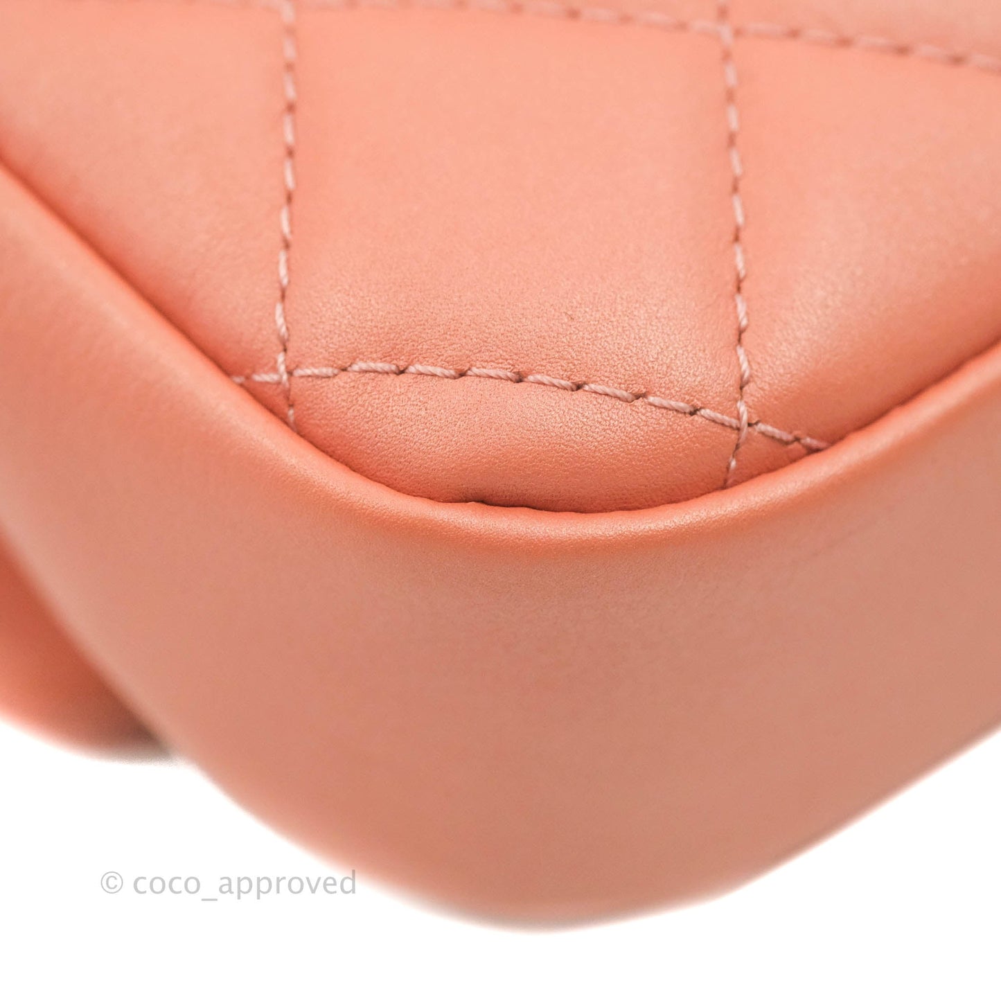 Chanel Mini Flap Bag With Top Handle Pink Lambskin Gold Hardware 20C