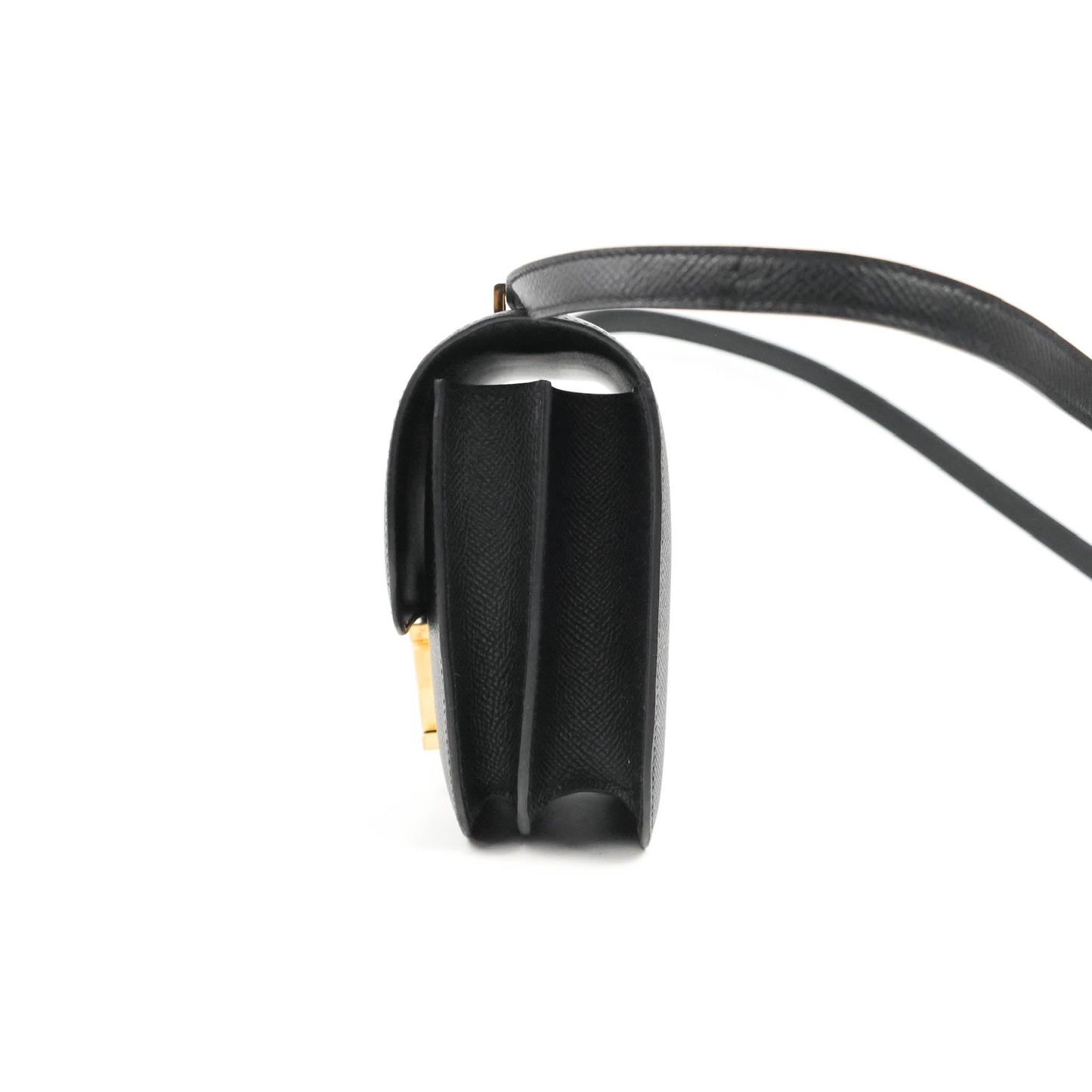 Hermès Constance Mini 18cm Black Epsom Rose Gold Hardware