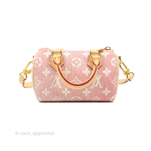 Louis Vuitton Denim Nano Speedy