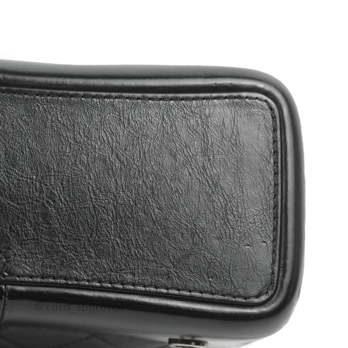 Chanel Small Gabrielle Backpack Black Aged Calfskin